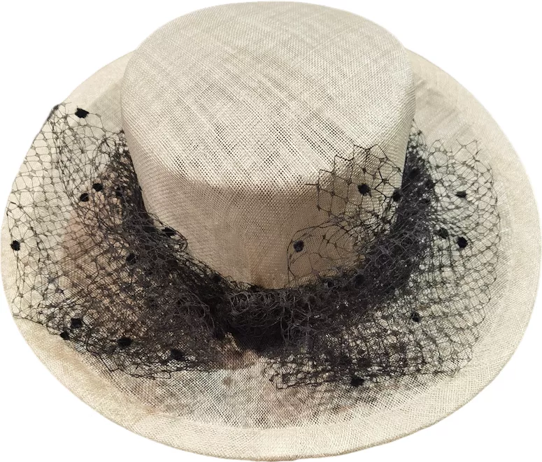 Canotier 2567 à voilette