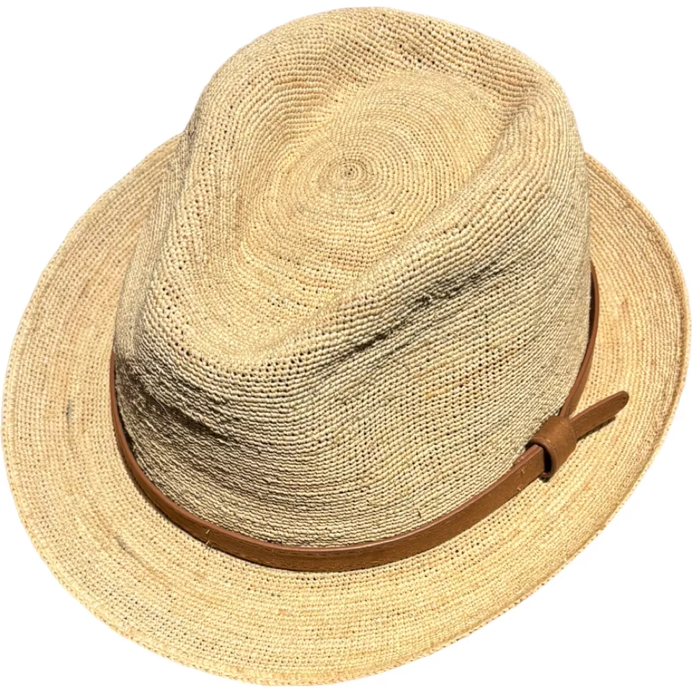 Trilby raffia fin