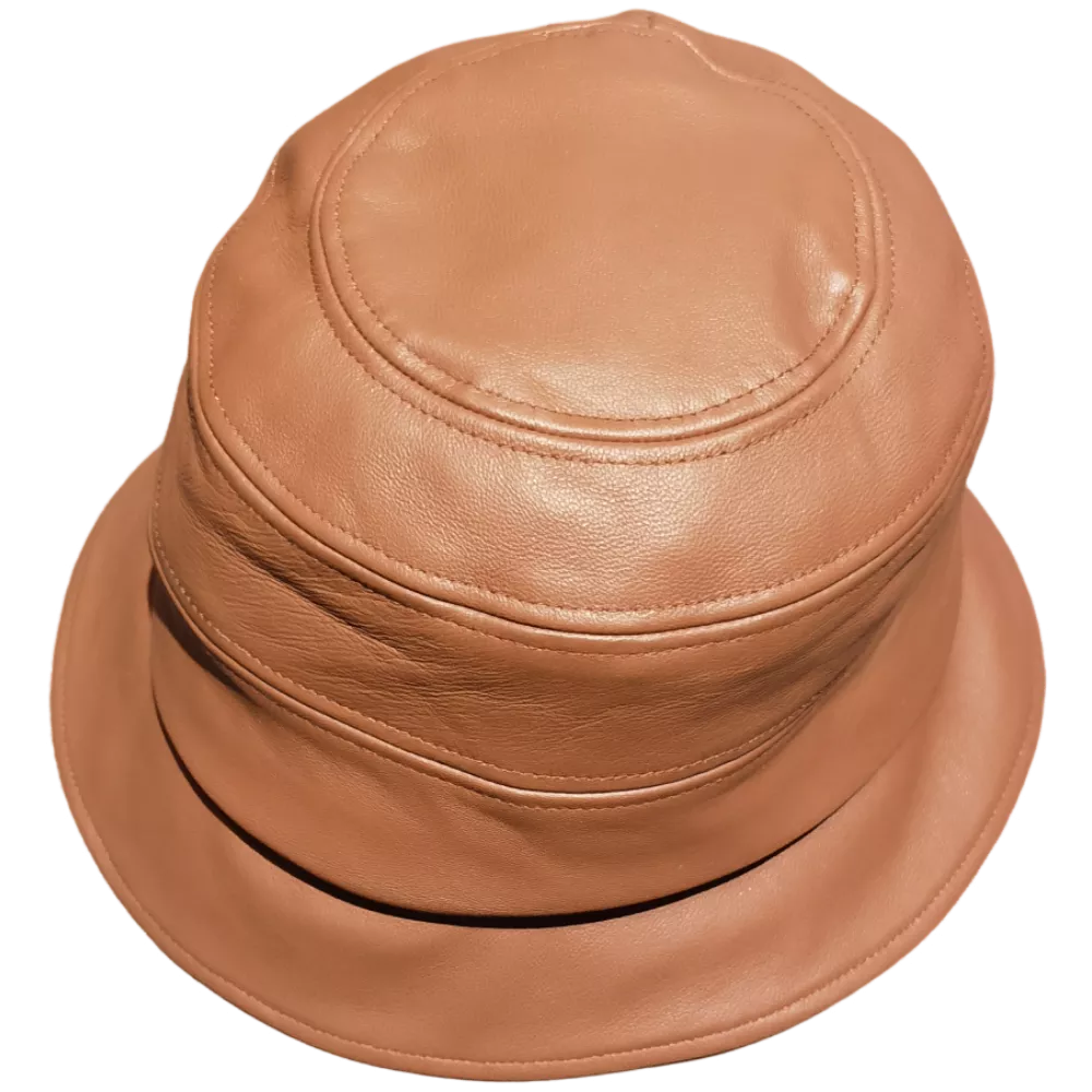 Leather cloche
