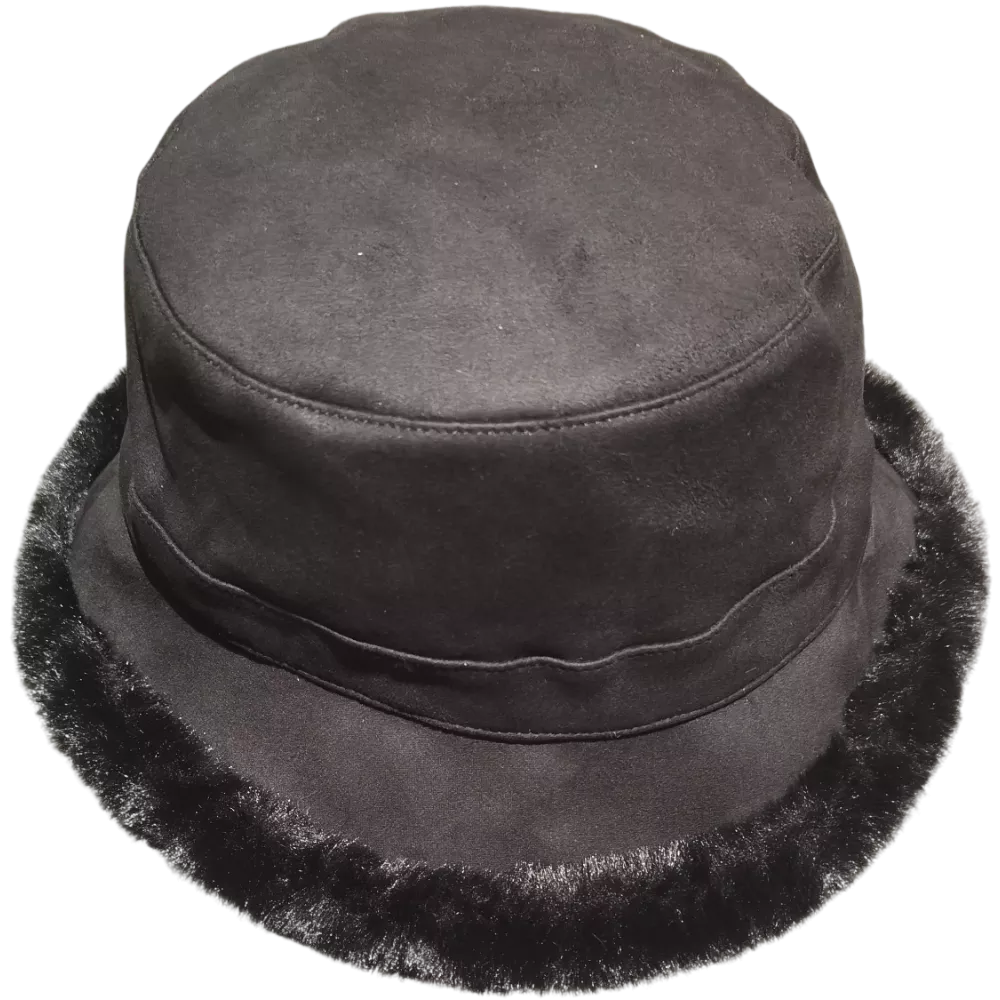 Cloche suede reversible