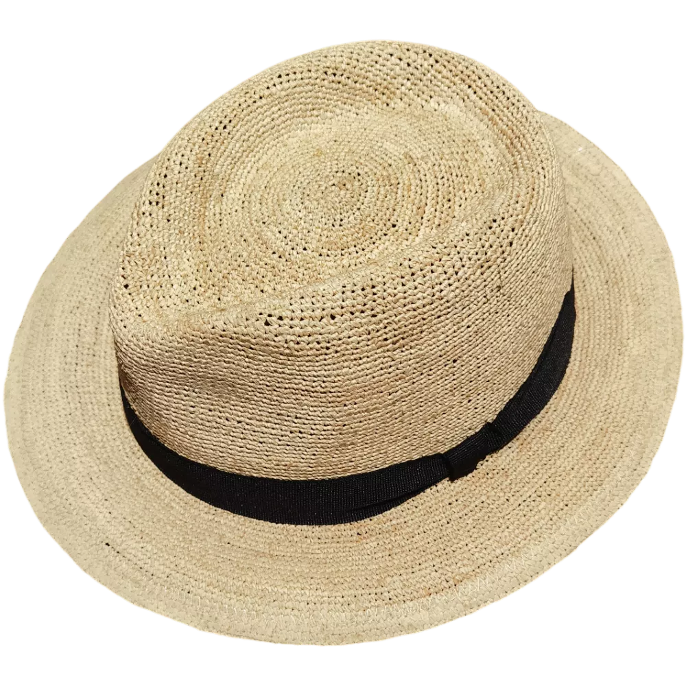 Fedora raffia