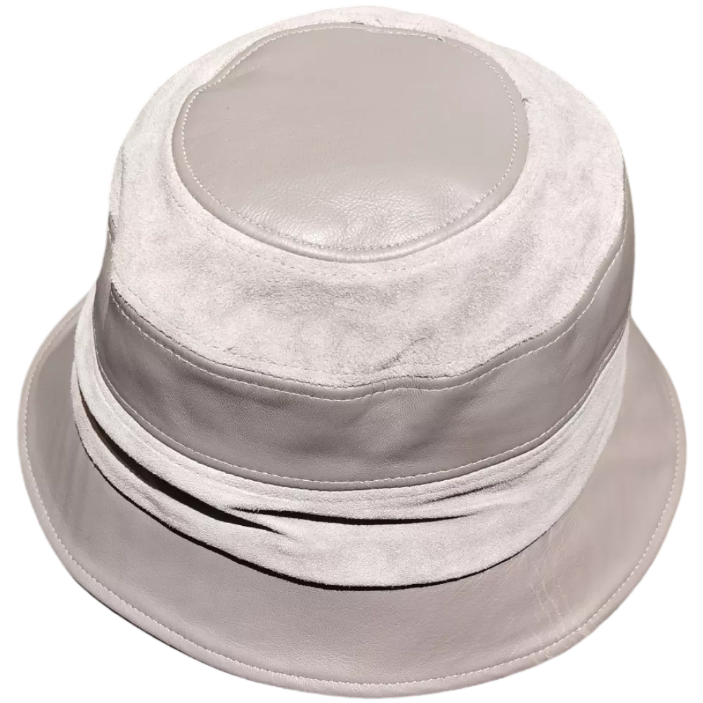 velvet leather cloche