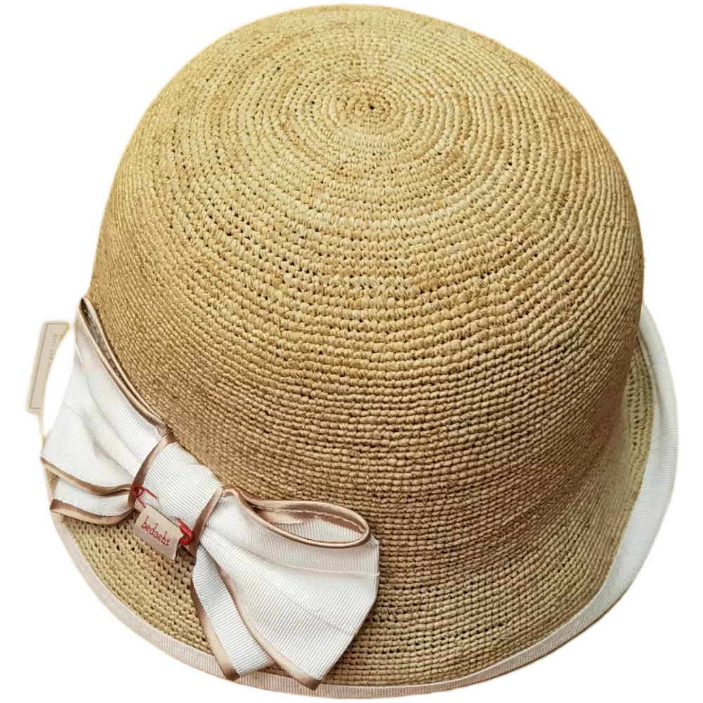 Cloche souple raffia