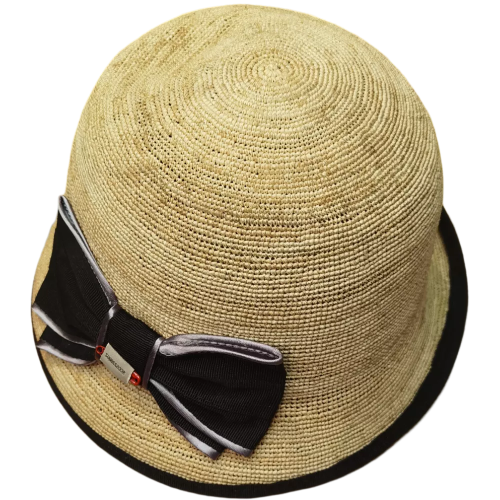 Cloche souple raffia