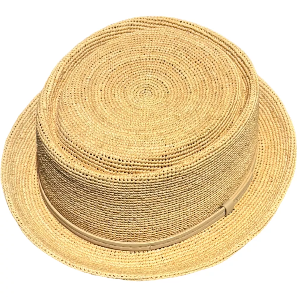 Porkpie Raffia Fiebig